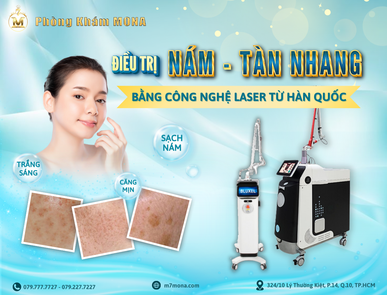 ĐIỀU TRỊ NÁM, TÀN NHANG